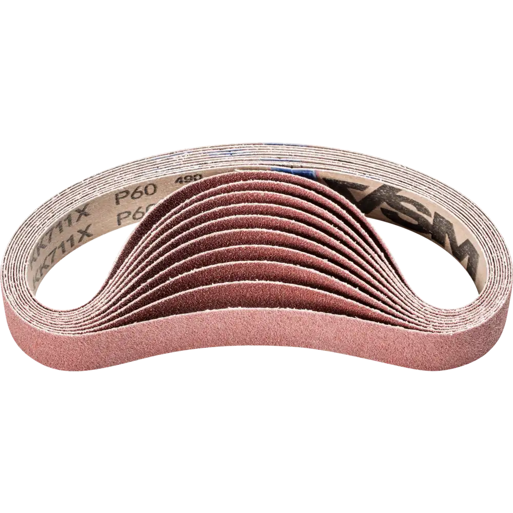 PFERD TOOLS Korund Schleifband BA für universelle Anwendung mit Rohrbandschleifer