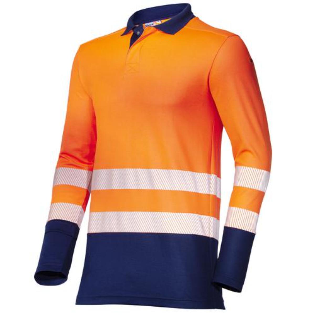 uvex suXXeed construction Poloshirt Langarm Warnfarben