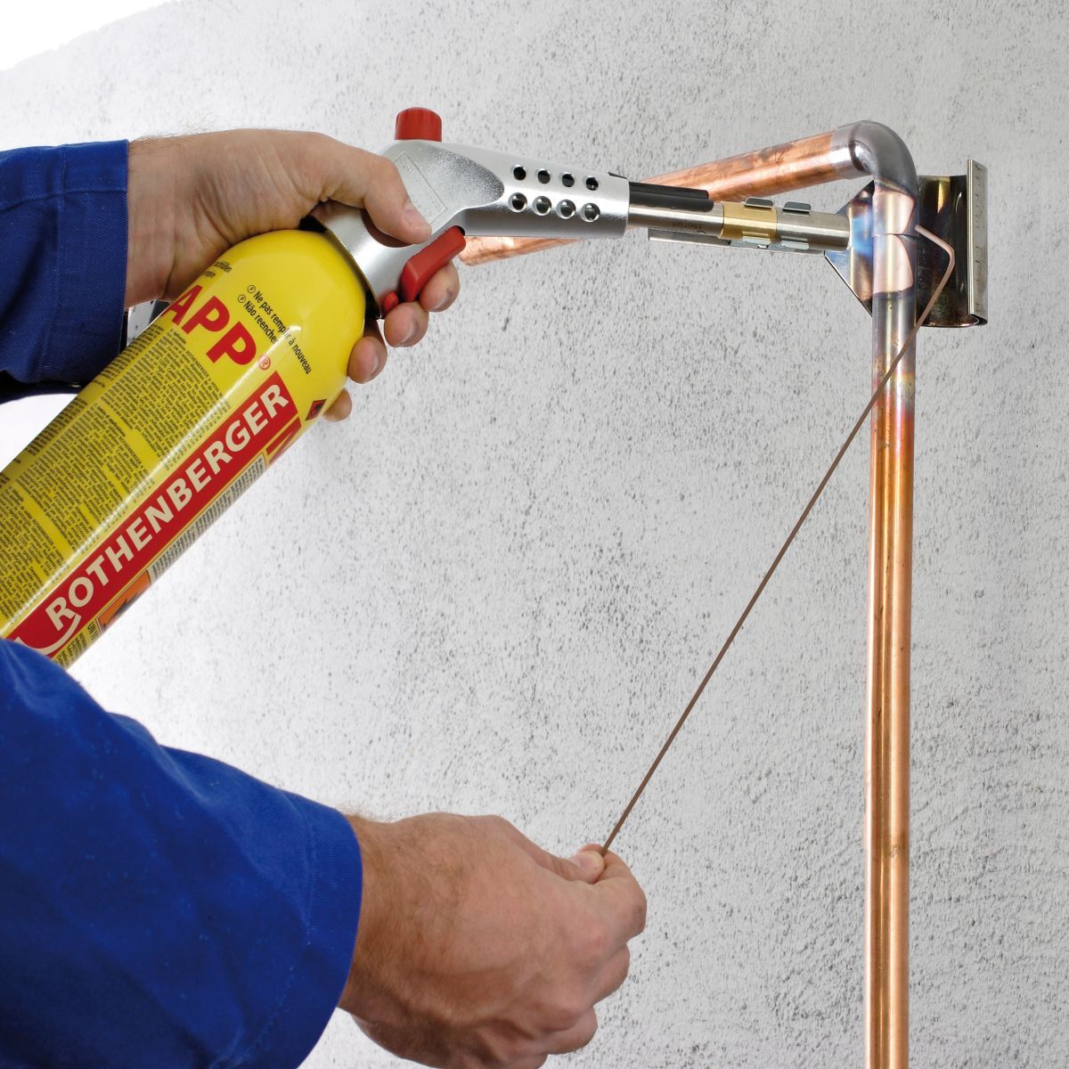 Rothenberger SUPER FIRE 4 mit Zyklonbrenner, 7/16"-EU