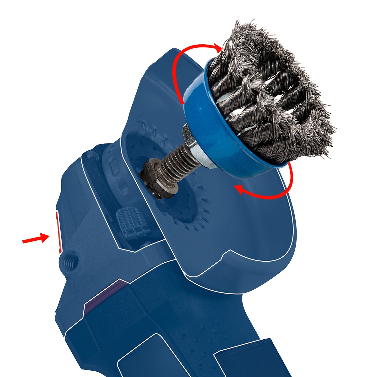 Bosch Metal clean Scheibenbürste, 115 x 0,3 mm, M14, gewellt