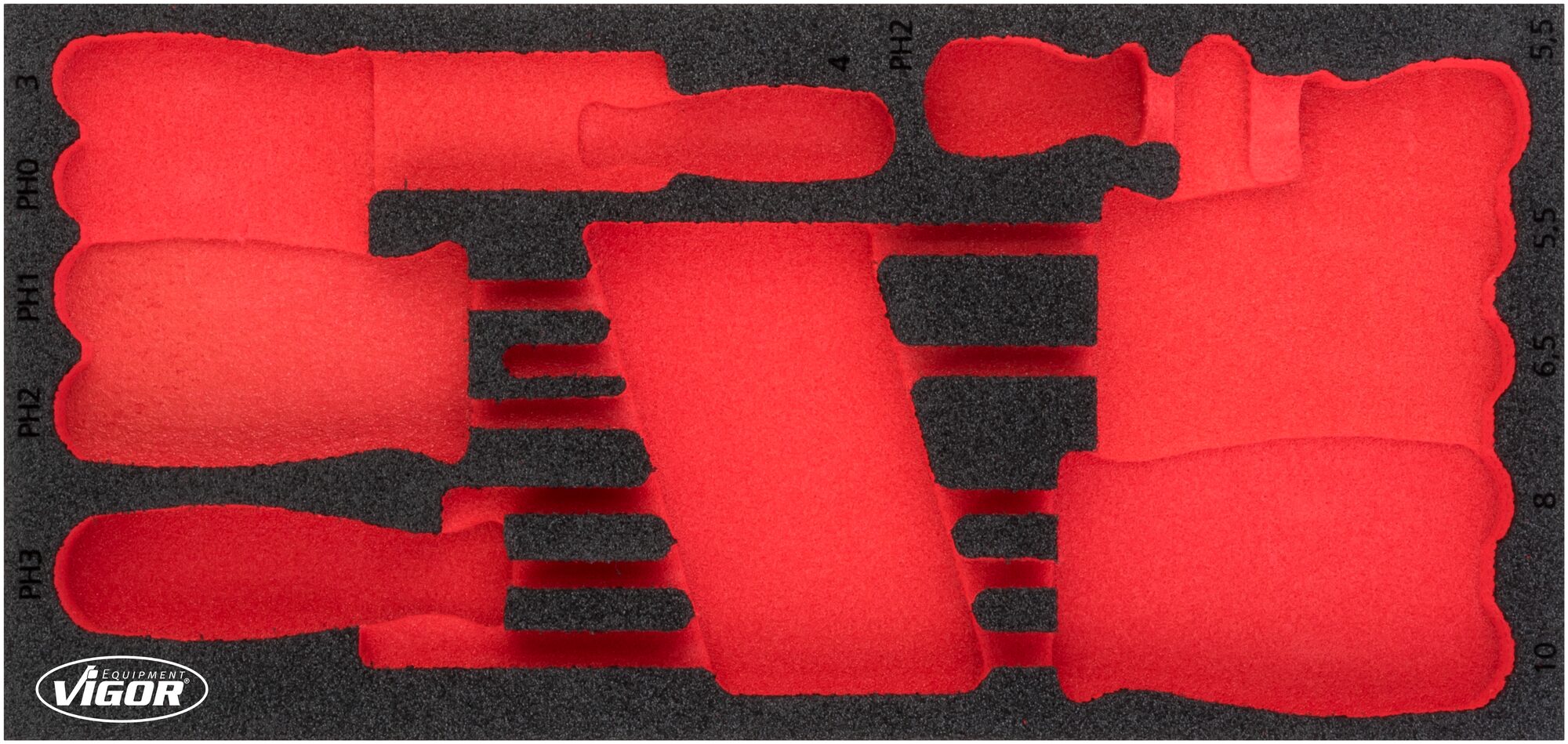 VIGOR Weichschaum-Einlage, leer, V4989-L