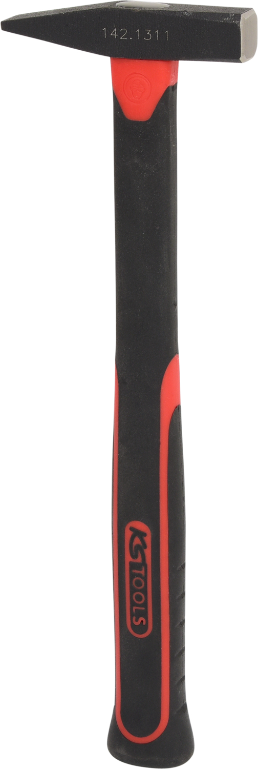 KS Tools Schlosserhammer mit Fiberglasstiel
