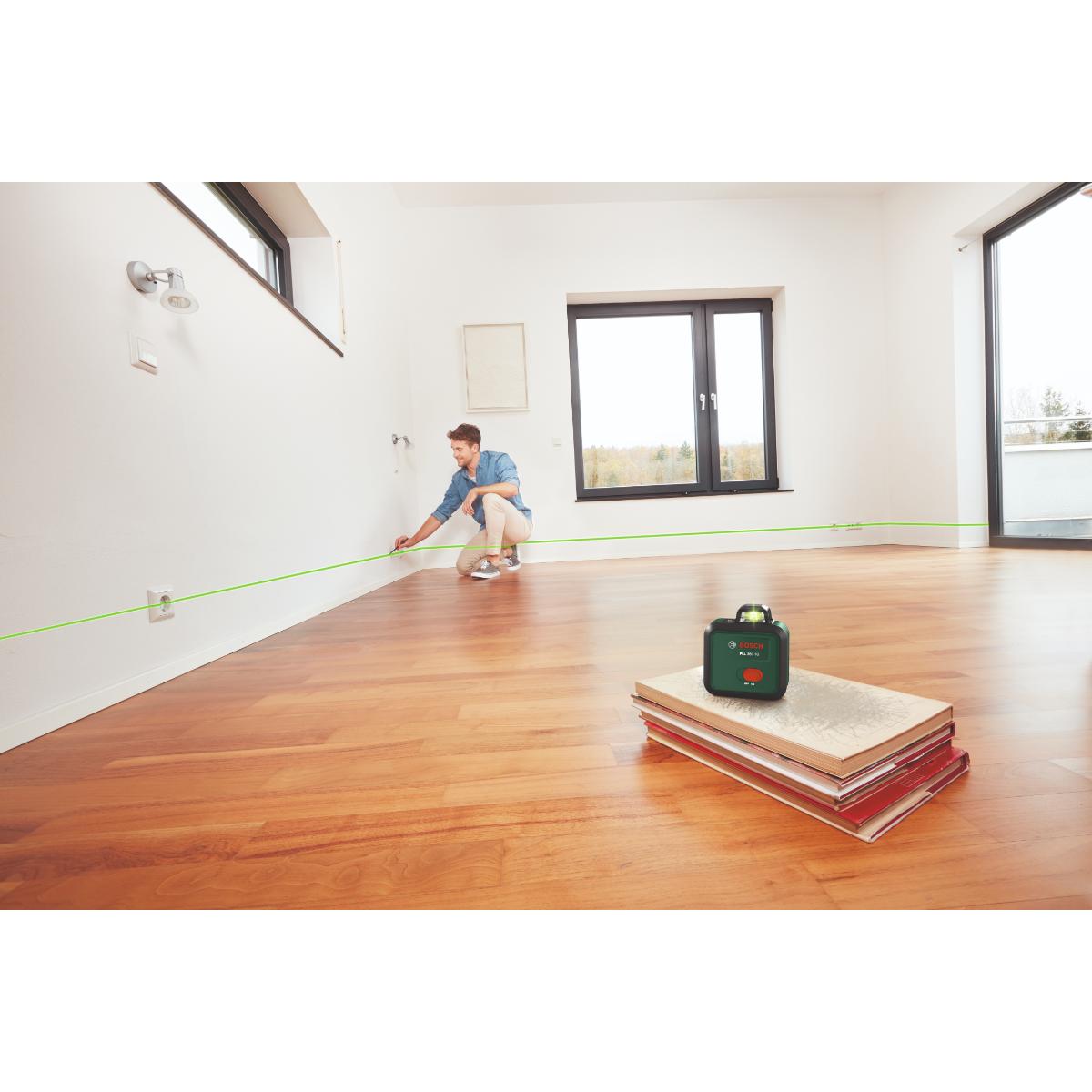 Bosch Linienlaser PLL 360-1G, 1 x Akku BA 3.6V 2.0Ah