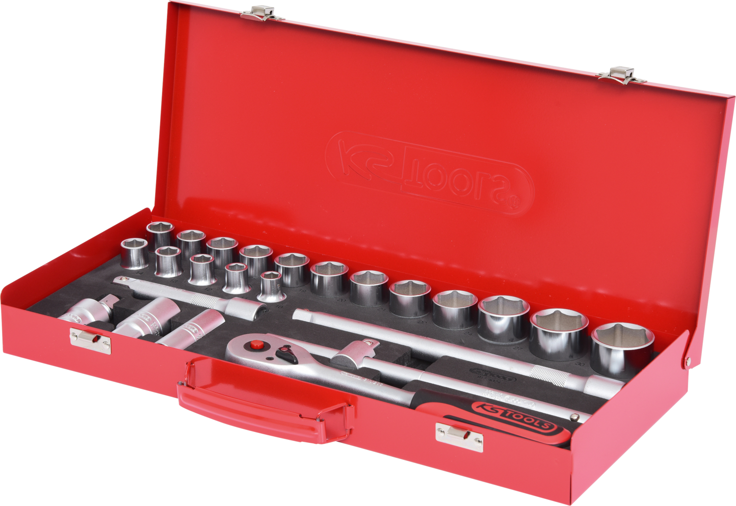 KS Tools 1/2" Steckschlüssel-Satz, 24-tlg 6-kant
