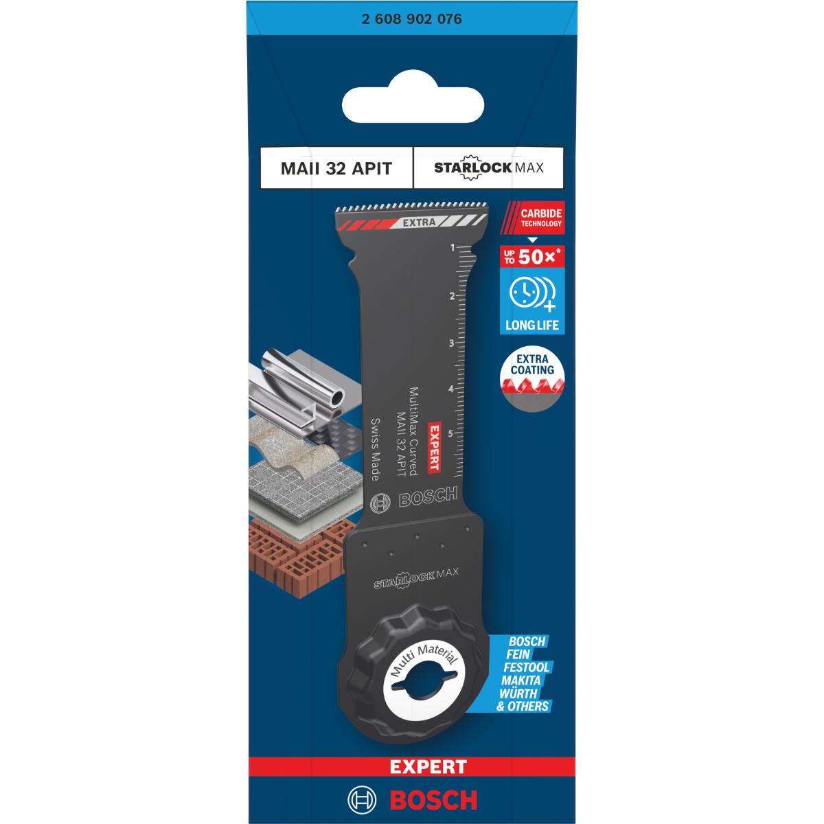 Bosch EXPERT PAIZ 32 AIT MetalMax Tauchsägeblatt, 32 x 70 mm
