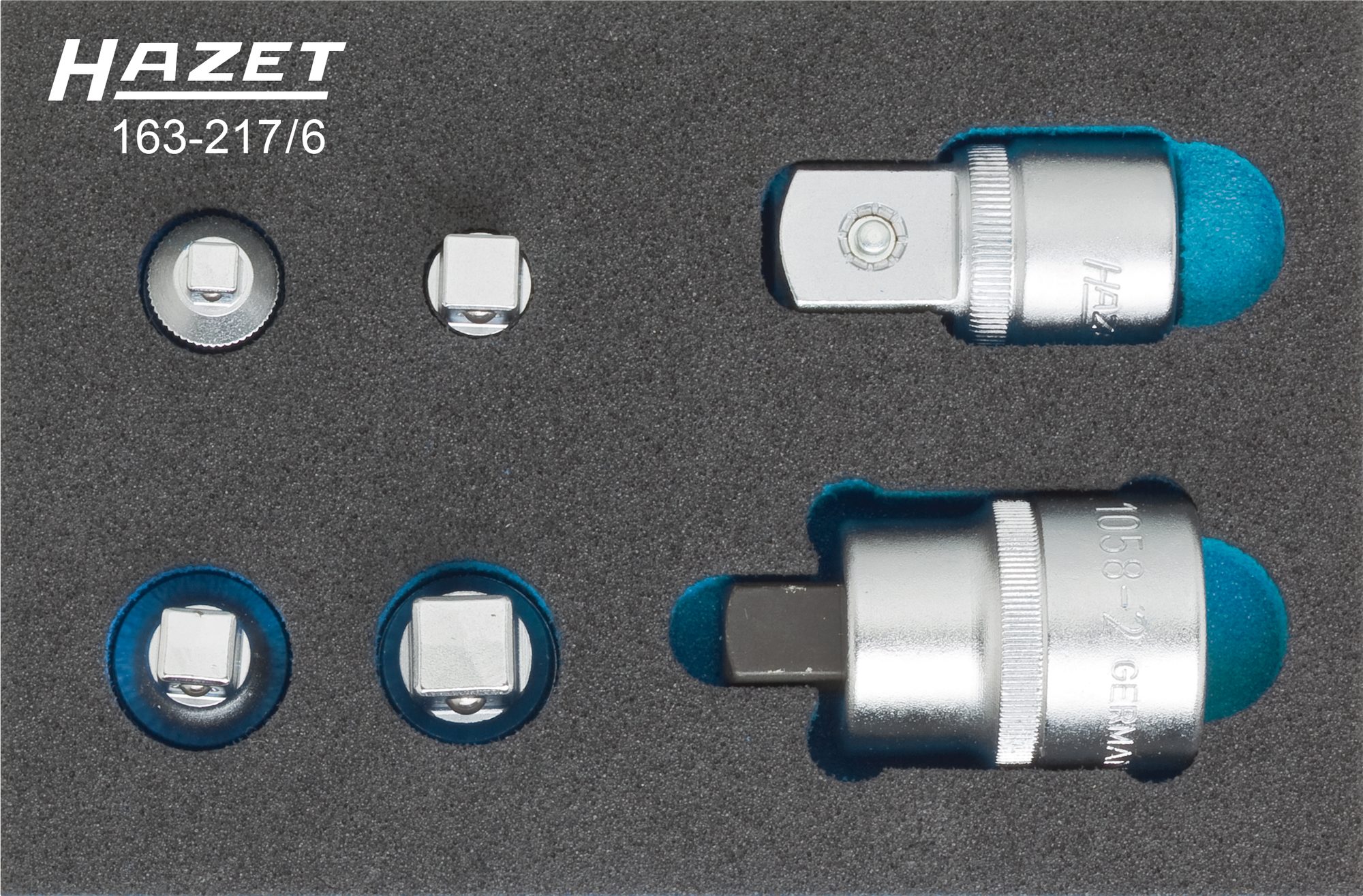 HAZET Adapter-Satz Einlage 6-teilig