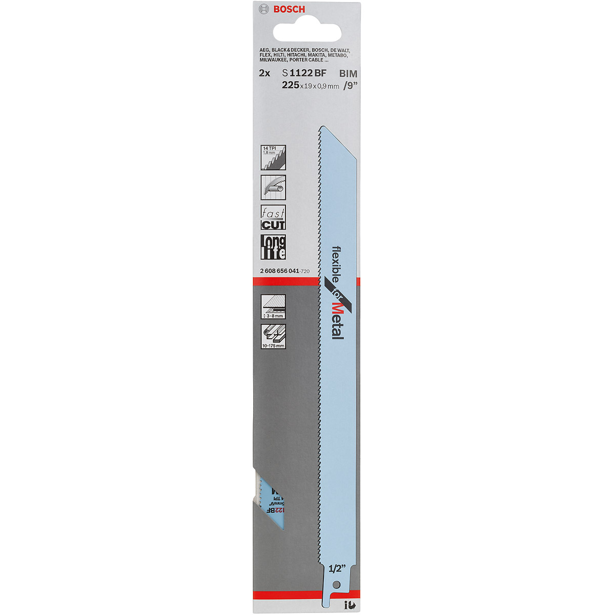Bosch Säbelsägeblatt S 1122 BF Flexible for Metal