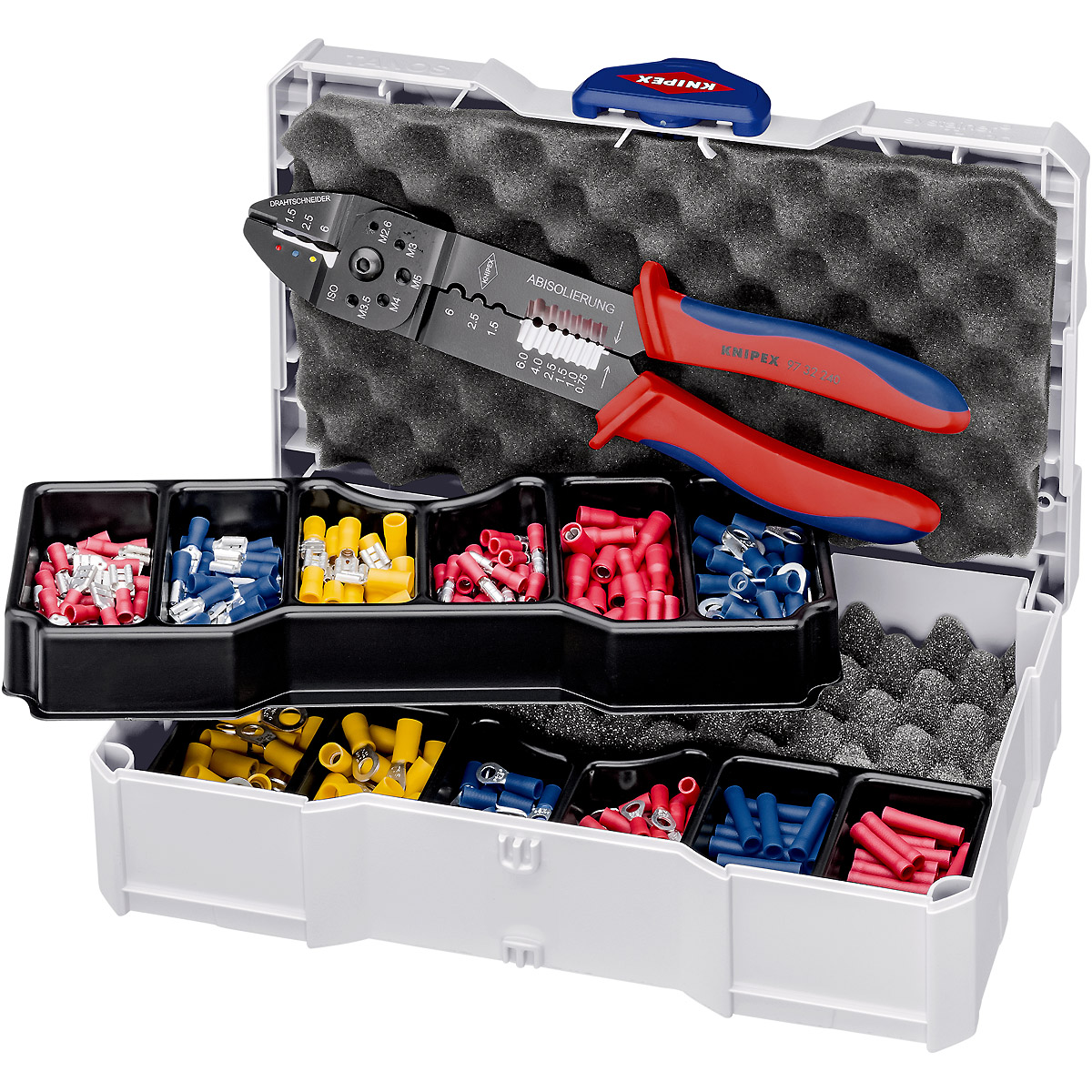 KNIPEX Crimp-Sortiment für Kabelverbinder 265 mm