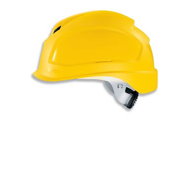 uvex pheos B-S-WR Schutzhelm mit Lüftung- mit Drehradsystem - gekürztem Schirm 