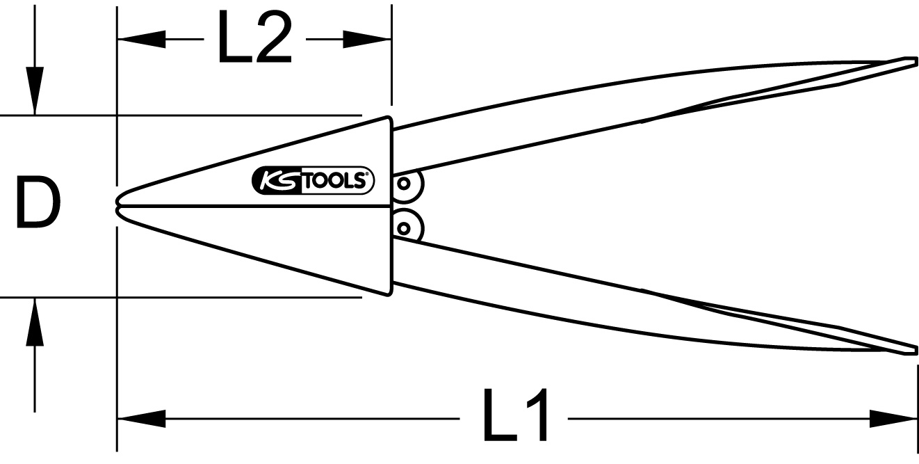 KS Tools Bleirohr-Aufweitzange, 1.1/2"