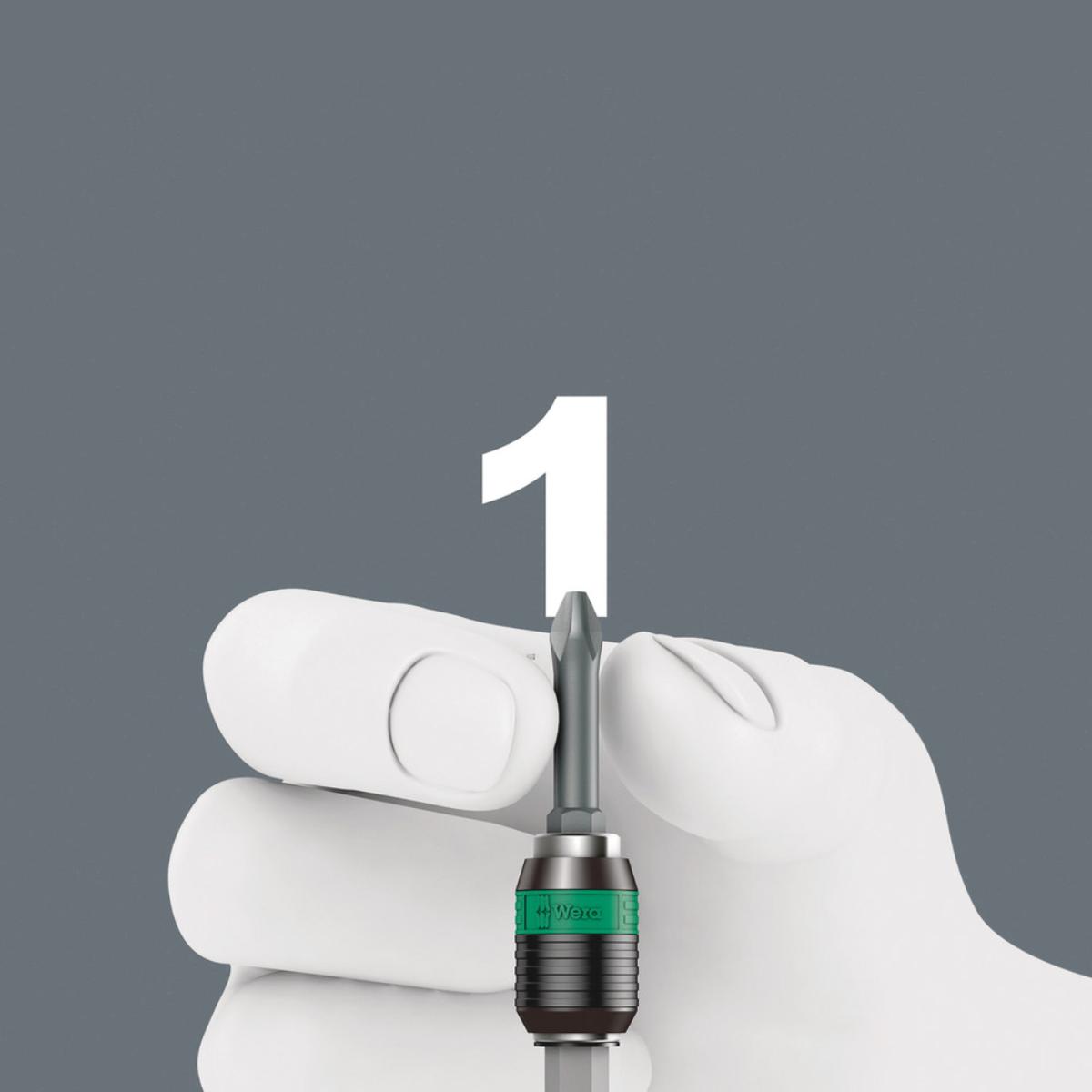 Wera 844/7 Gewindebohrer-Bit-Satz, 8-teiliges Set