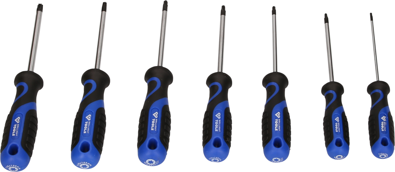 Brilliant Tools Schraubendreher-Satz, 7-tlg, Torx-Profil - BT034007