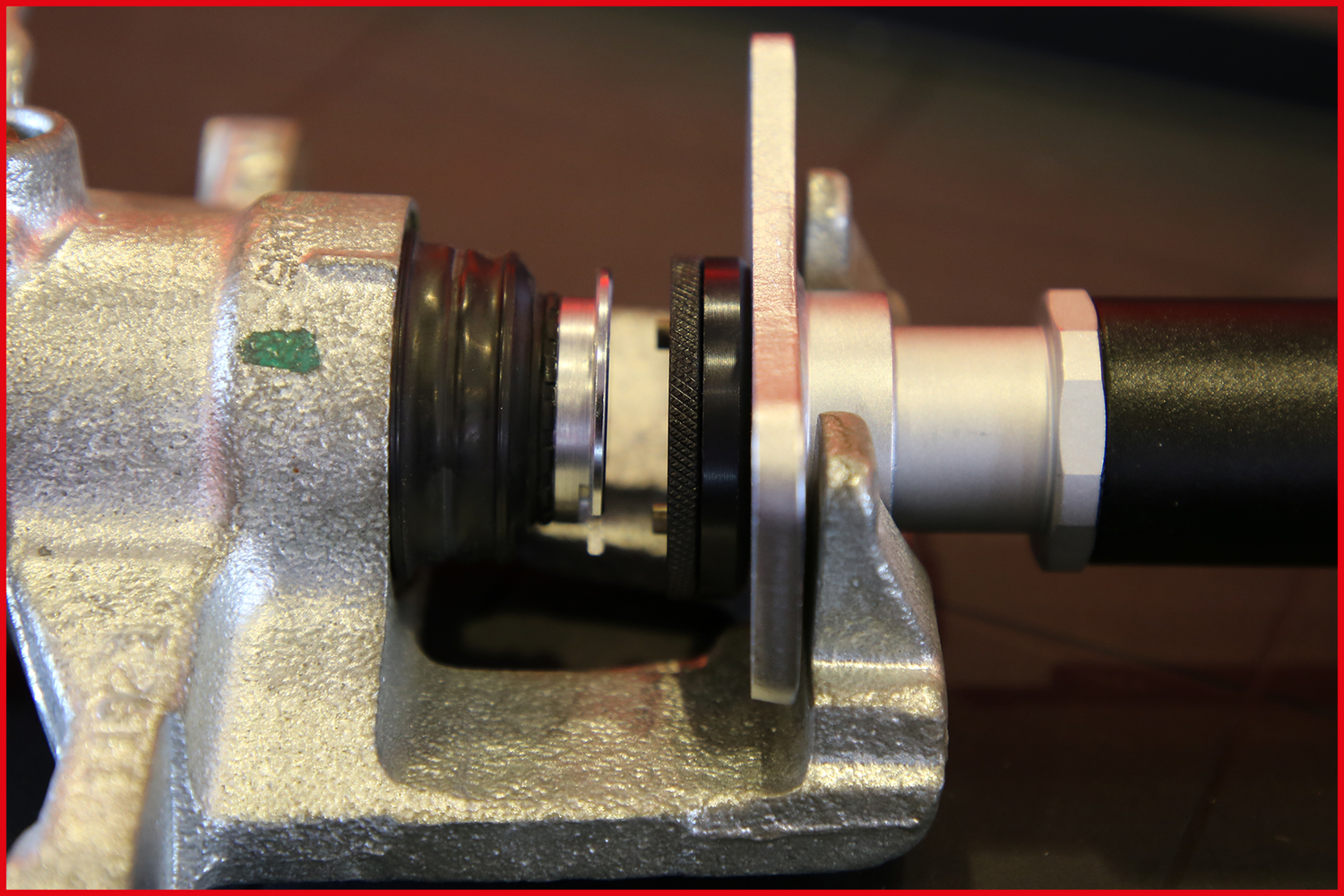 KS Tools Druckluftspindel für Bremskolben-Adapter für beengte Platzverhältnisse, 260mm