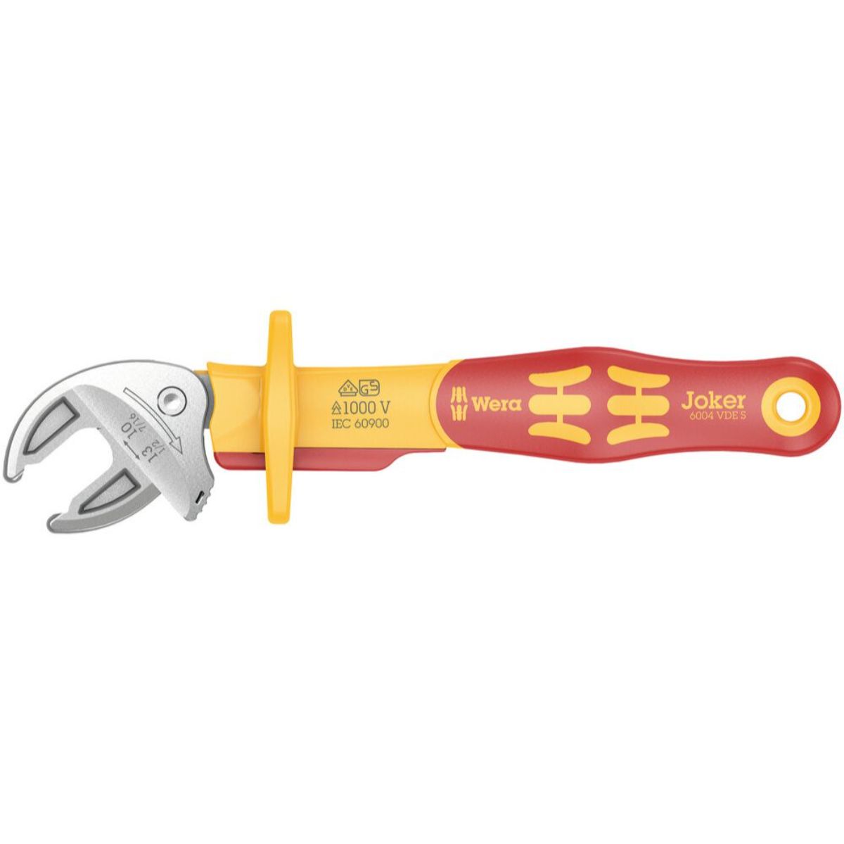 Wera 6004 Joker VDE S VDE-isolierter, selbstjustierender Maulschlüssel