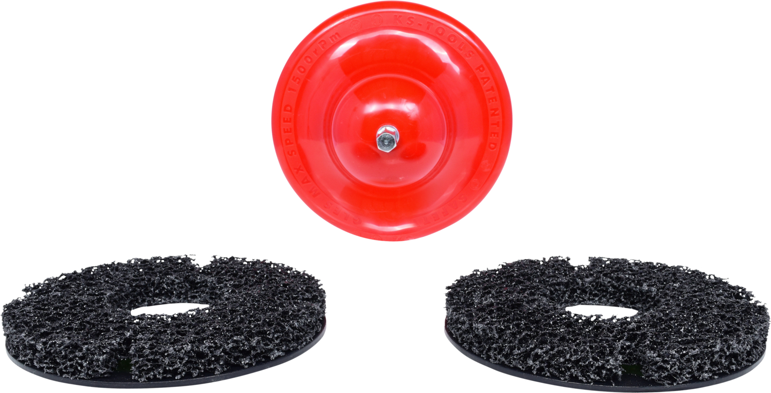 KS Tools Radnabenschleifer-Satz Ø 160 mm, Innen-Ø 60 mm, 4-tlg