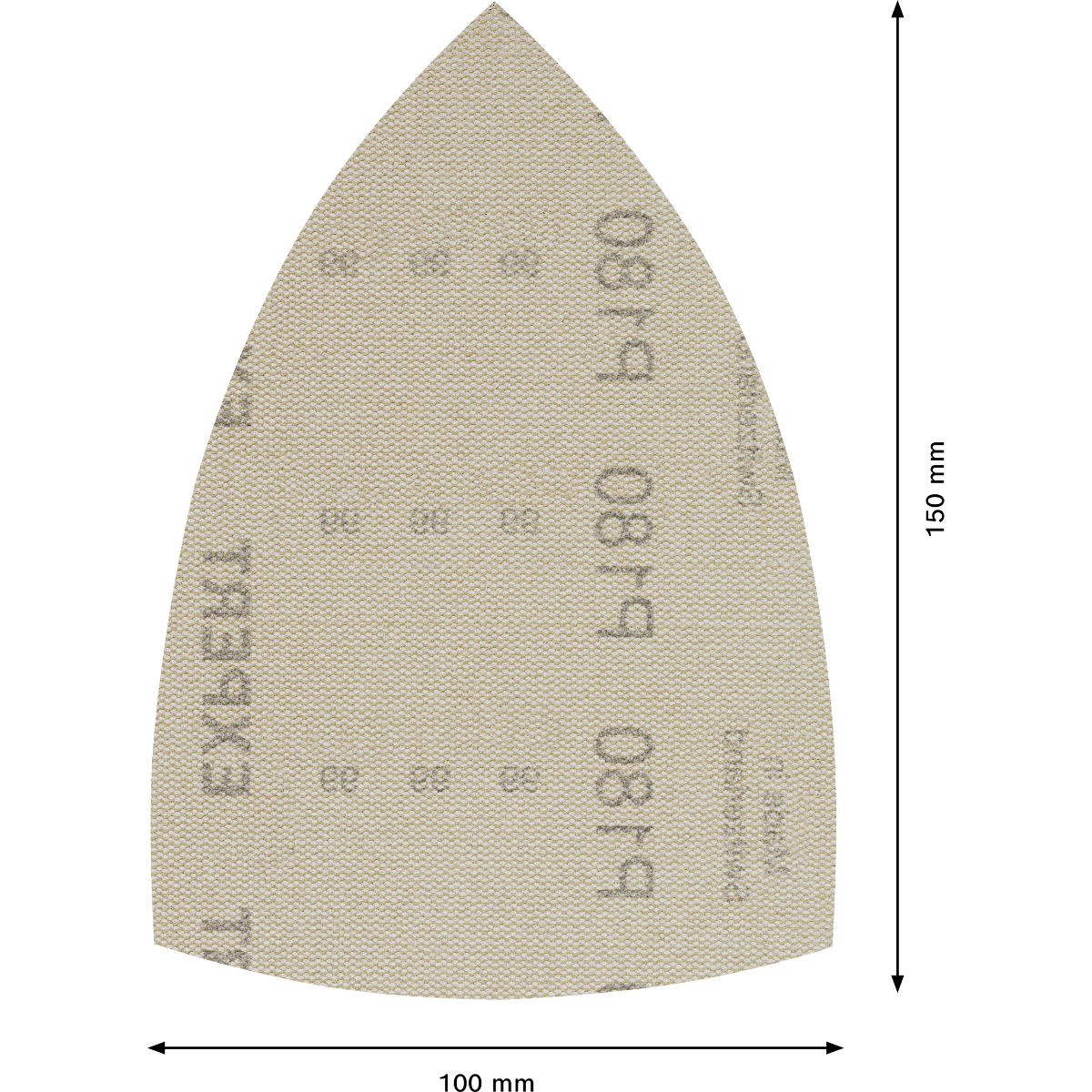 Bosch EXPERT M480 Schleifnetz, 100 x 150 mm, 50 Stück