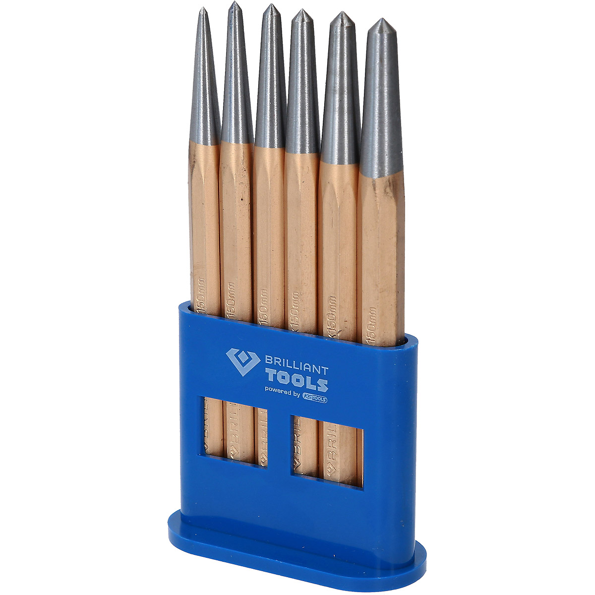 Brilliant Tools Körner-Satz, 6-tlg