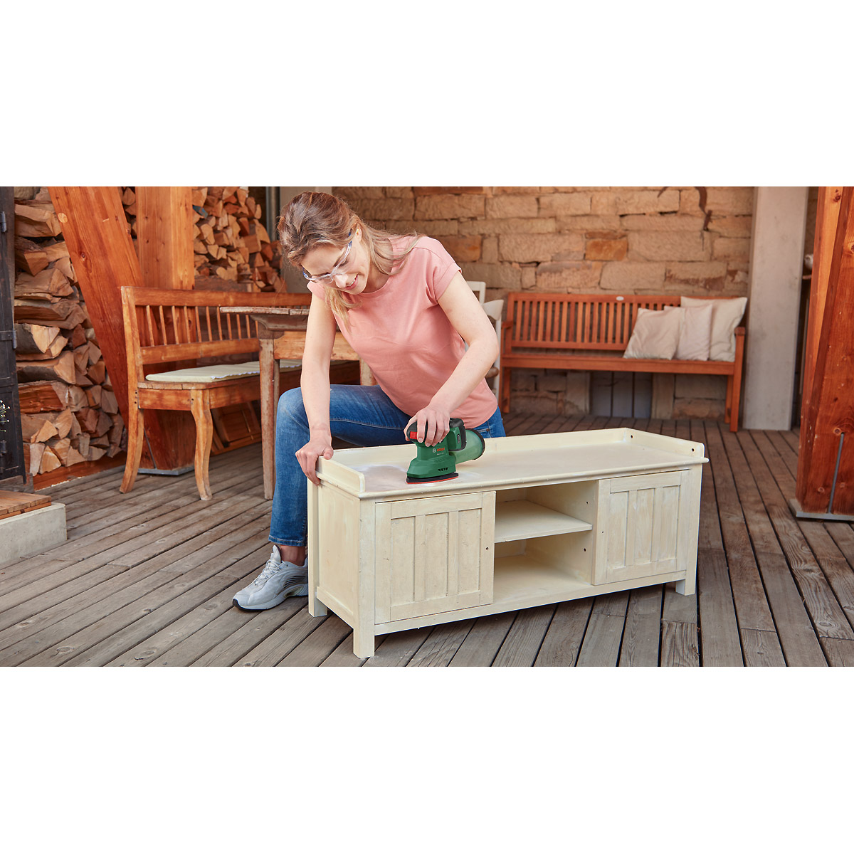 Bosch Akku-Multischleifer EasySander 18V-8