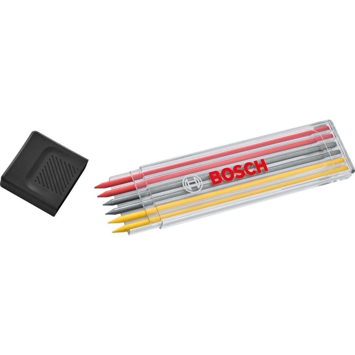 Bosch Stiftmine mehrfarbig, 2,8 mm Ersatzminen, 6-teilges Set