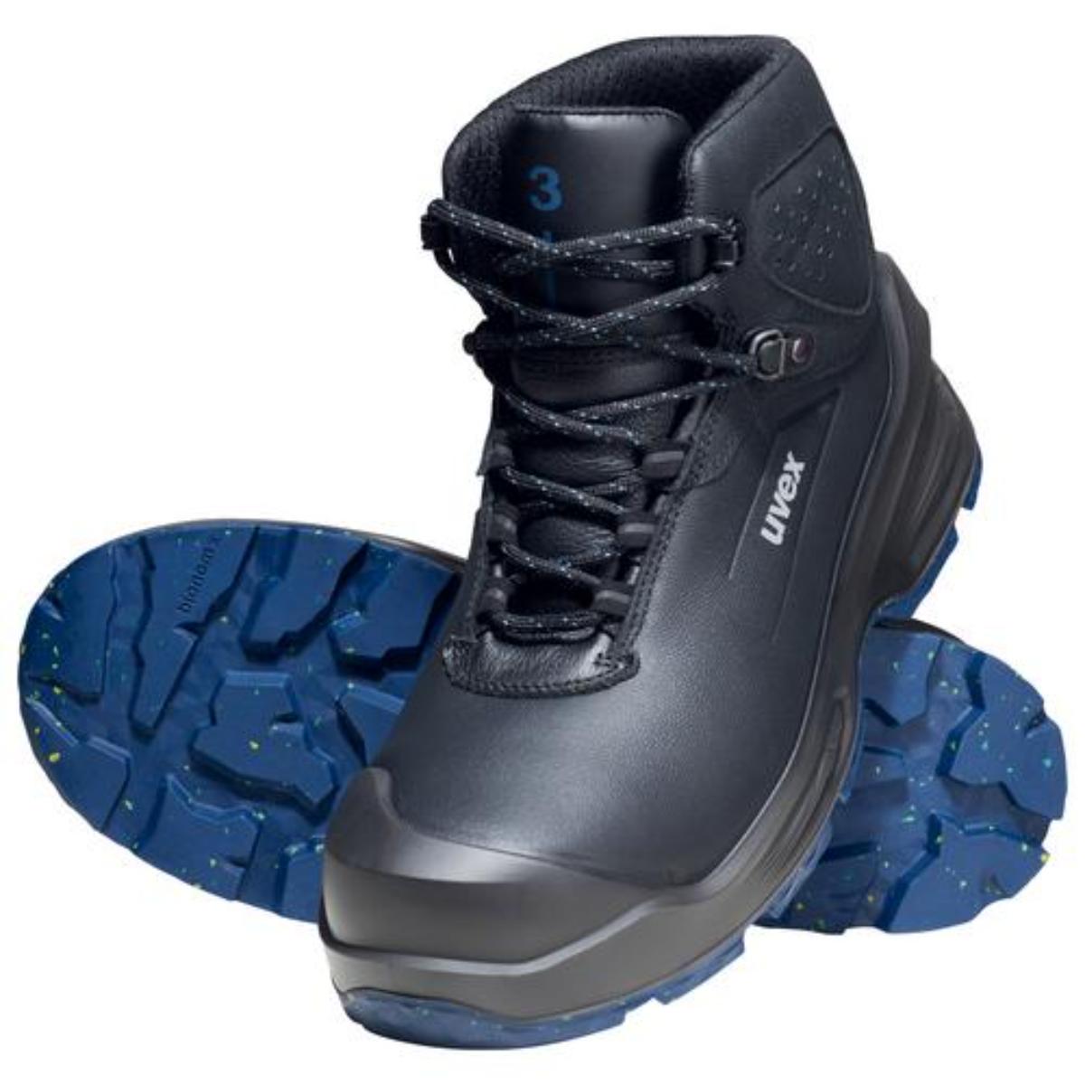 uvex 3 MACSOLE Sicherheitsschuh Stiefel S3, schwarz