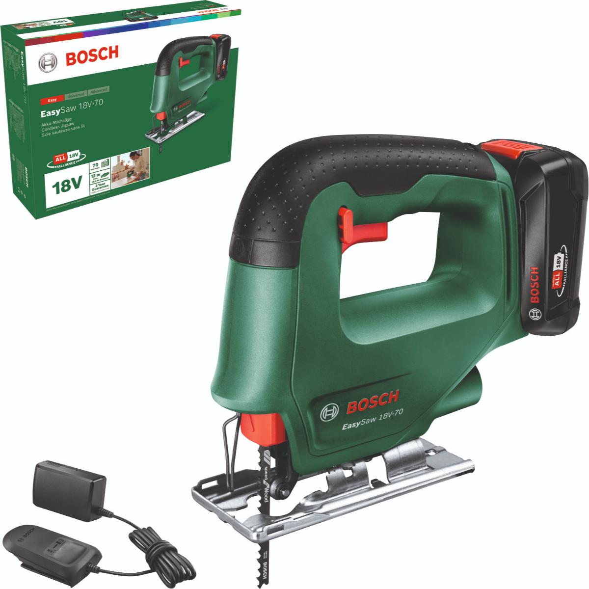 Bosch Akku-Stichsäge EasySaw 18 Set(1x2AH)
