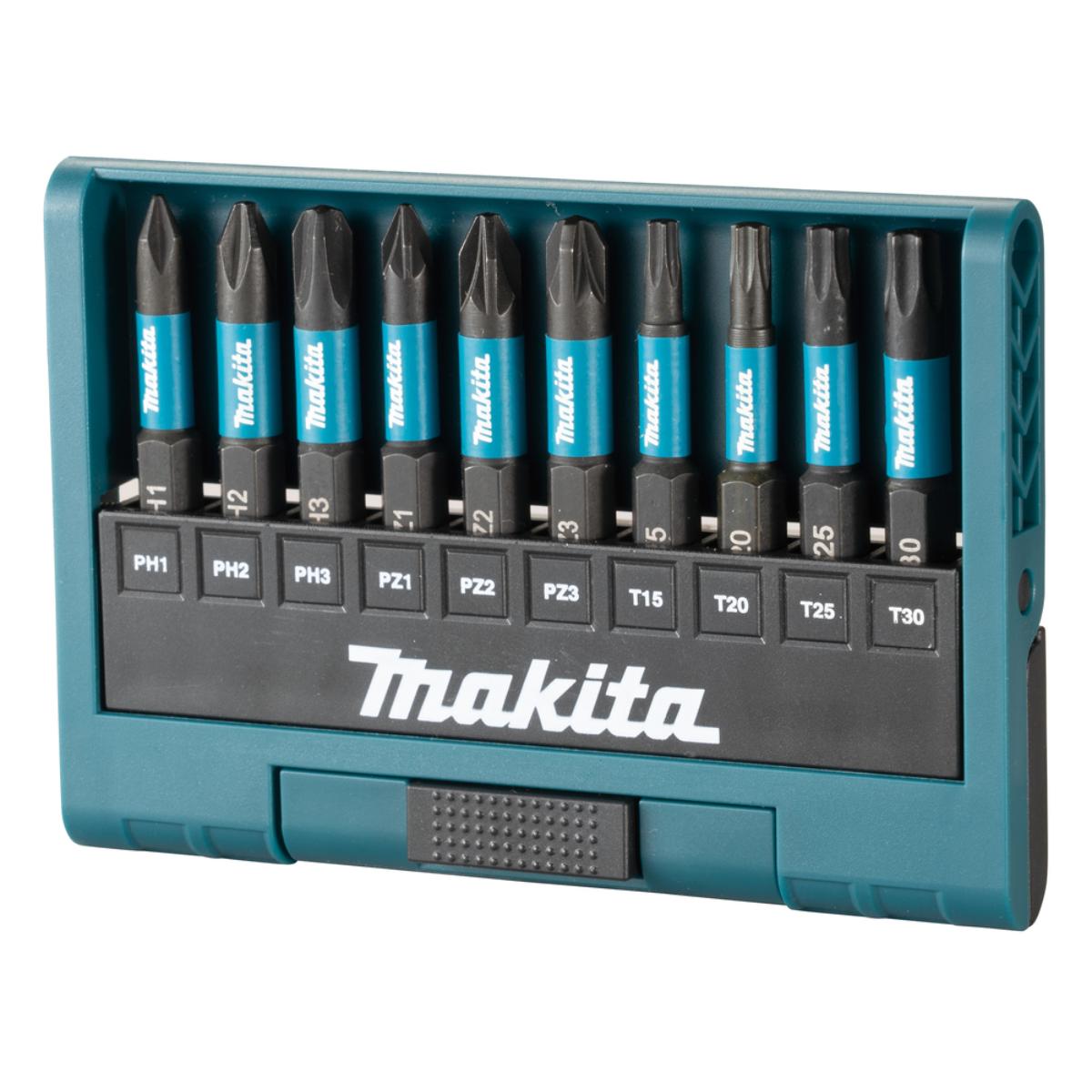 Makita Bits 10-teiliges Set Impact Black, PH/PZ/T