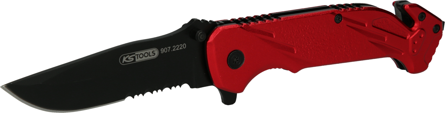 KS Tools Klappmesser mit Arretierung und Gurtschneider