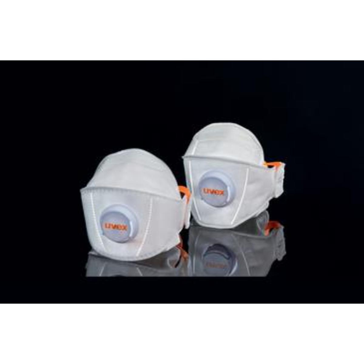 Uvex silv-Air premium 5210+ Atemschutzmaske FFP2 - 15 Stück