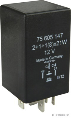HERTH&BUSS Blinkgeber, 12 V, 6 pins, elektronisch