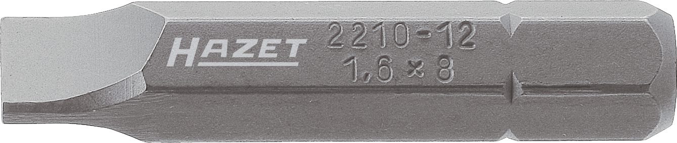HAZET Bit Sechskant 8 (5/16 Zoll) Schlitz Profil 