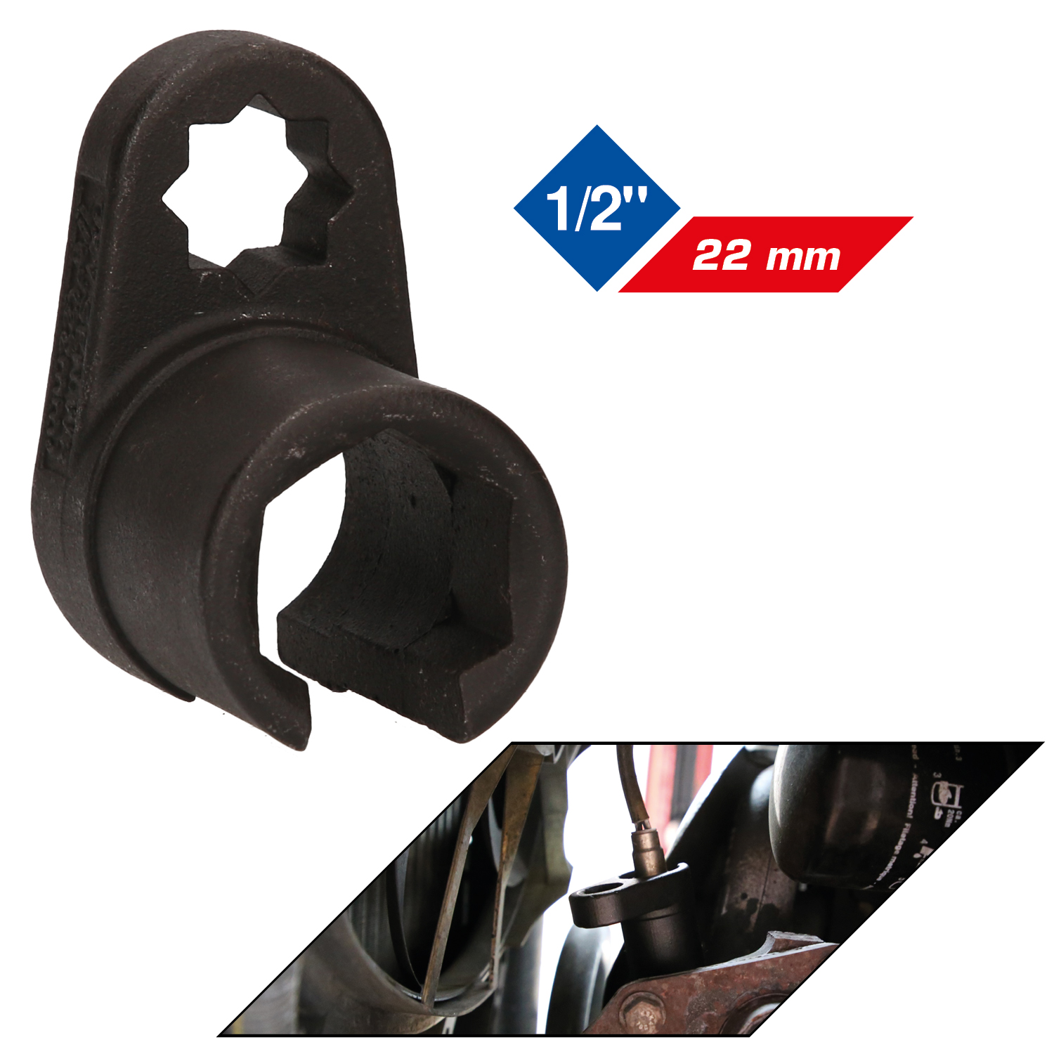 Brilliant Tools Lambdasonden-Stecknuss, flach - BT606001