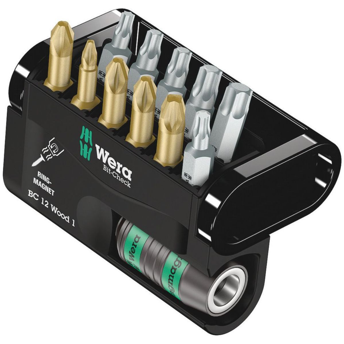 Wera Bit-Check 12 Wood 1, 12-teilig