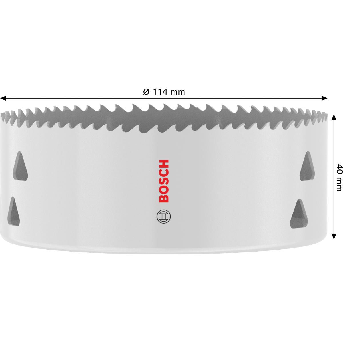 Bosch Multi Material Lochsäge mit Gewinde, 114 x 40 mm