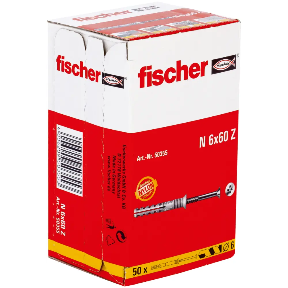 Fischer Nageldübel N 6x60/30 S (50)