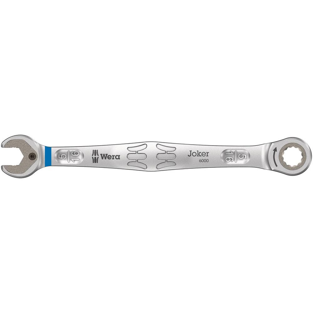 Wera 9632 Magnetleiste 6000 Joker Imperial 1 Maul-Ringratschenschlüssel-Satz
