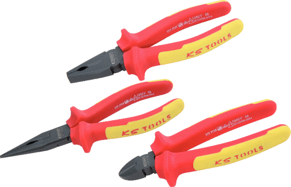 KS Tools ERGOTORQUE VDE Zangen-Satz, 3-tlg