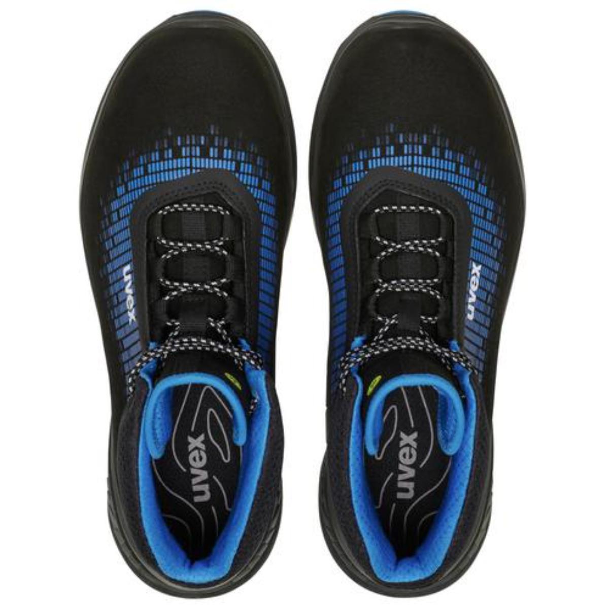 uvex 1 G2 Sicherheitsschuh Stiefel S2, blau/schwarz