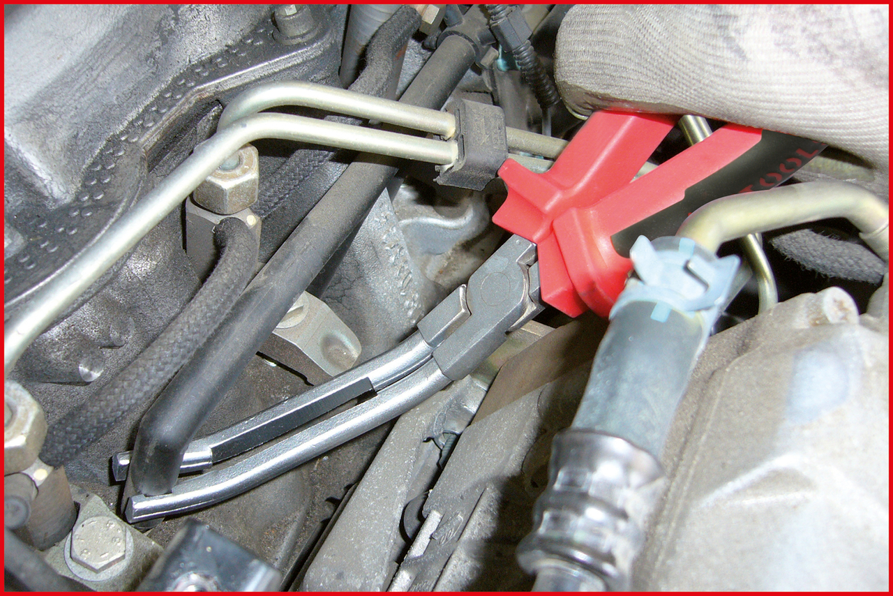 KS Tools Glühkerzenstecker-Zange, abgewinkelt, 235mm