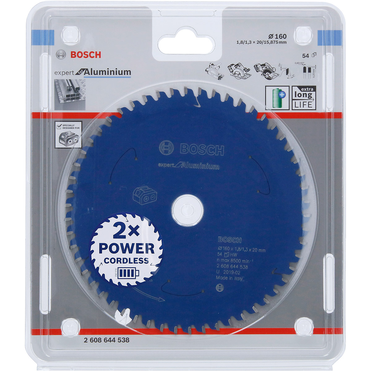 Bosch Akku-Kreissägeblatt Expert for Aluminium