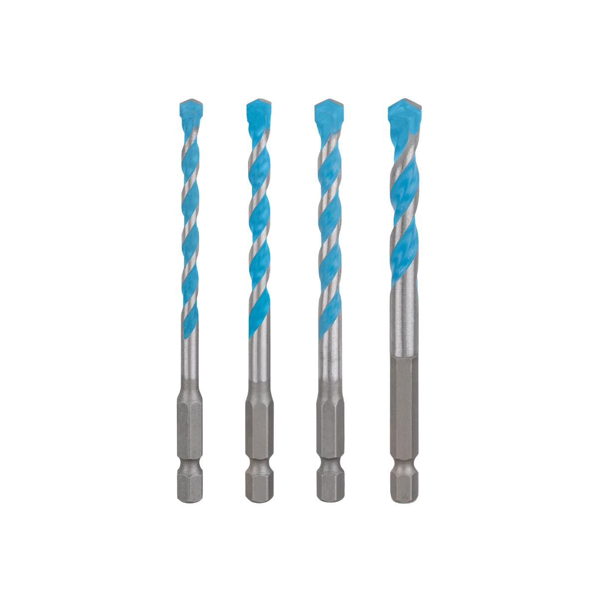 Bosch EXPERT HEX-9 MultiConstruction Drill Bit, 4pc set 5.5/6/7/8