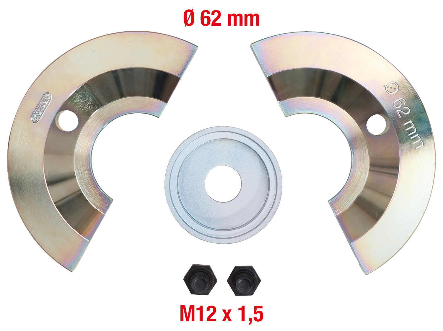 KS Tools Halbschalen-Ergänzungs-Satz 5-tlg für Ø 62 mm