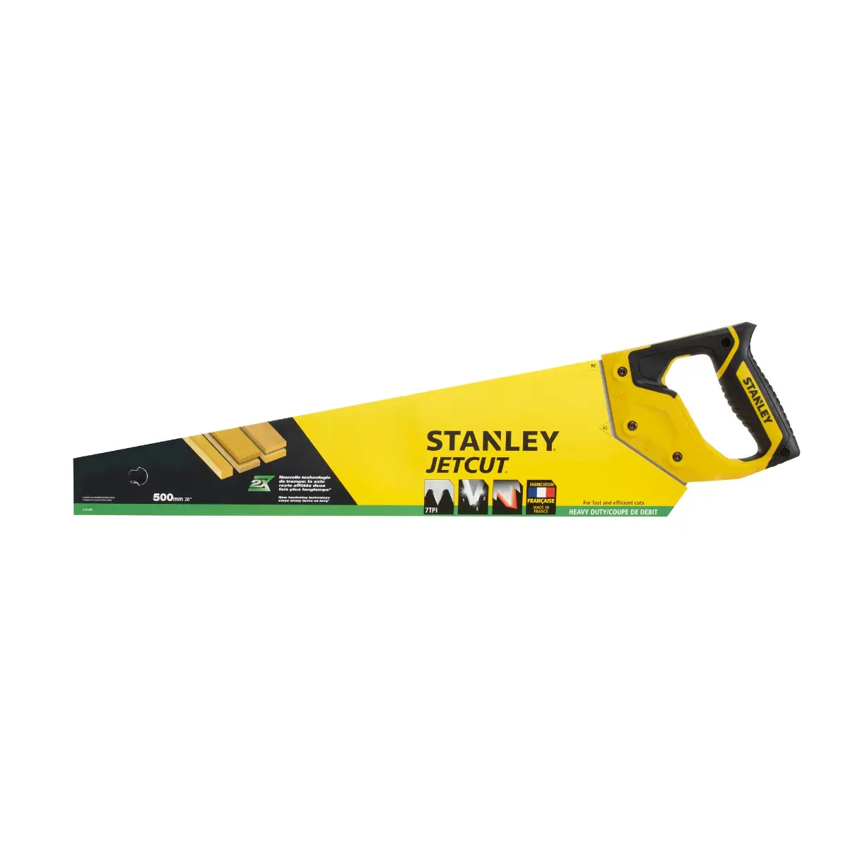 STANLEY JETCUT Handsäge 500mm 7TPI