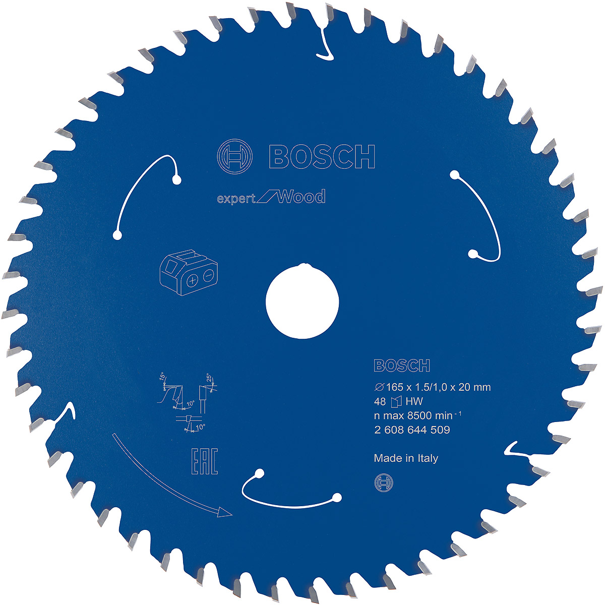 Bosch Akku-Kreissägeblatt Expert for Wood ø 165 mm