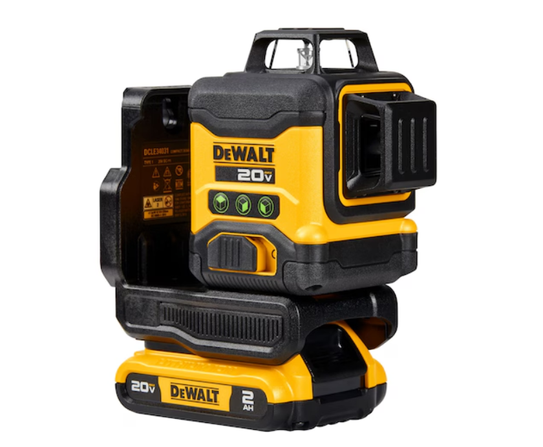 DEWALT Akku-Multi-Linienlaser 3x360° 18V + Akku + Schnellladegerät