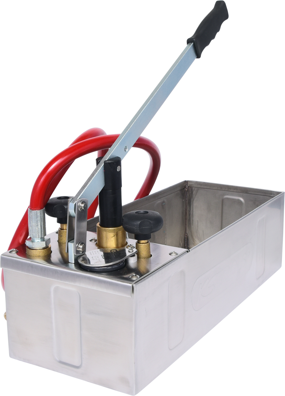 KS Tools Edelstahl Druck-Prüfpumpe, 12 Liter