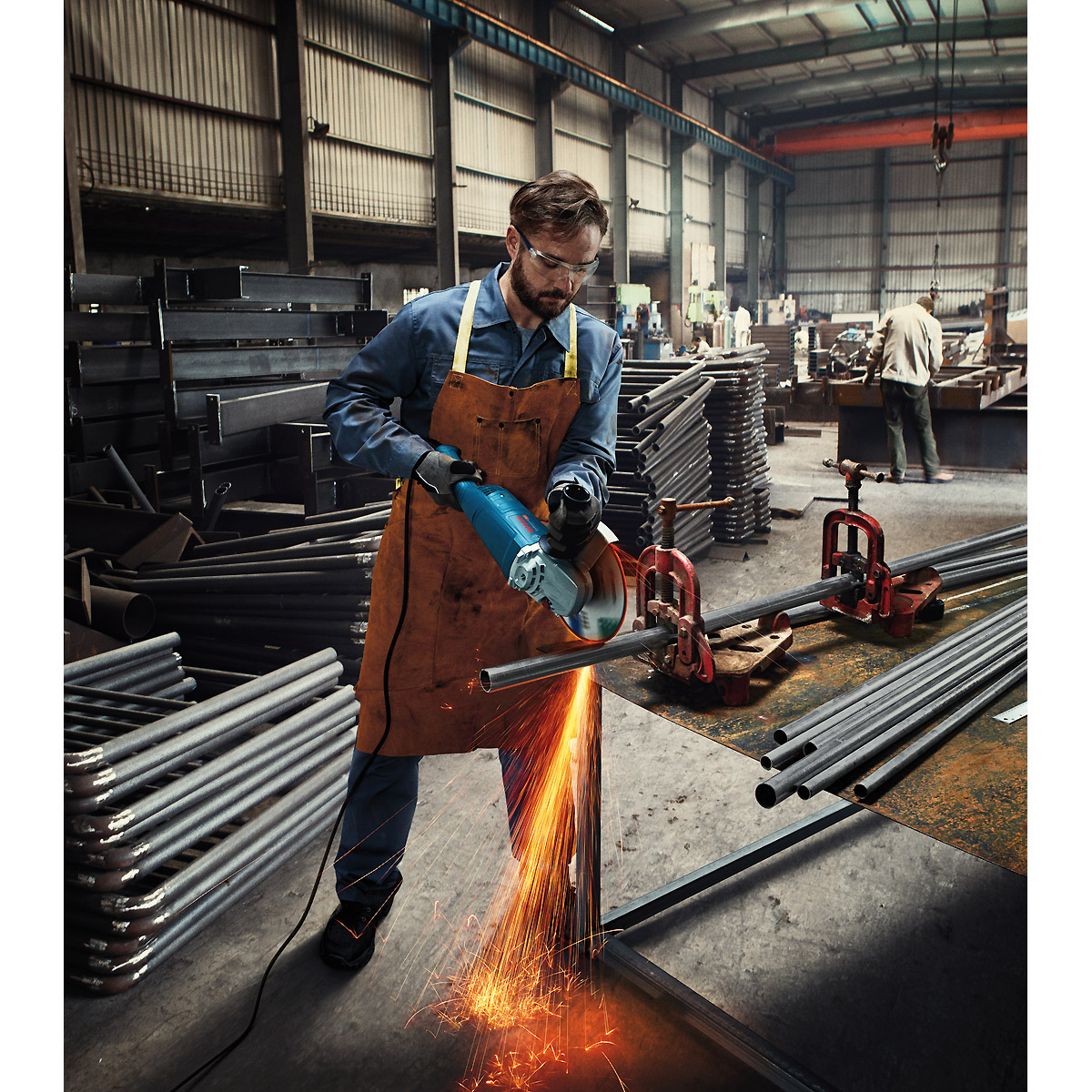 Bosch Winkelschleifer GWS 22-230 J+Diamantscheibe