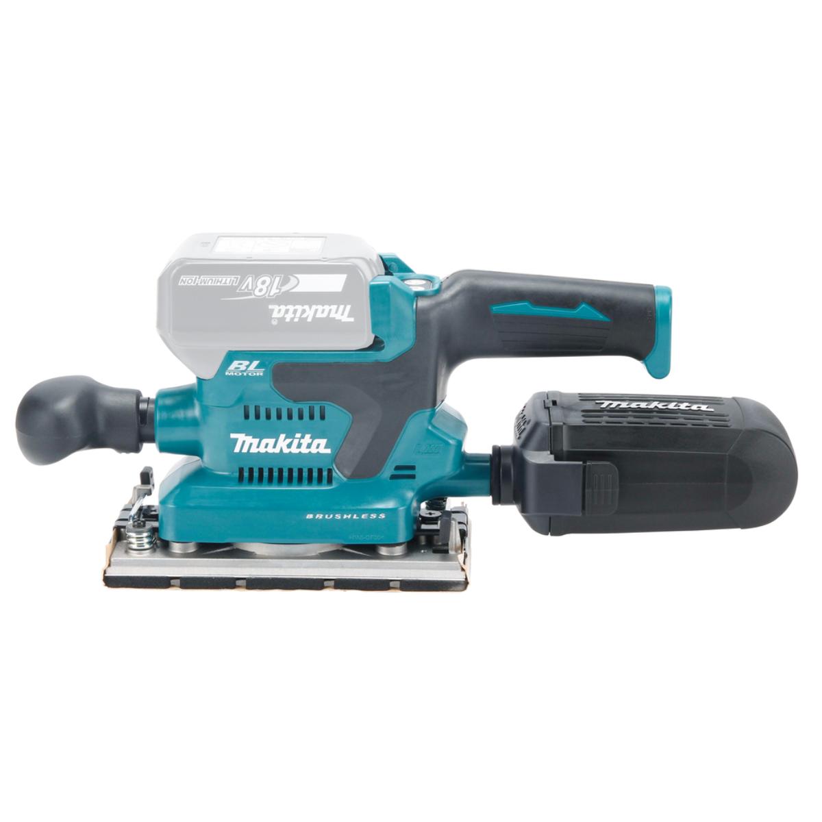 Makita Akku-Schwingschleifer 18V - 93x185 mm - 0-12.000 U/min - DBO382Z