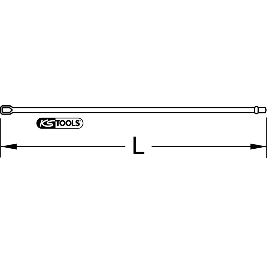 KS Tools 1" Radiator-Nippelschlüssel