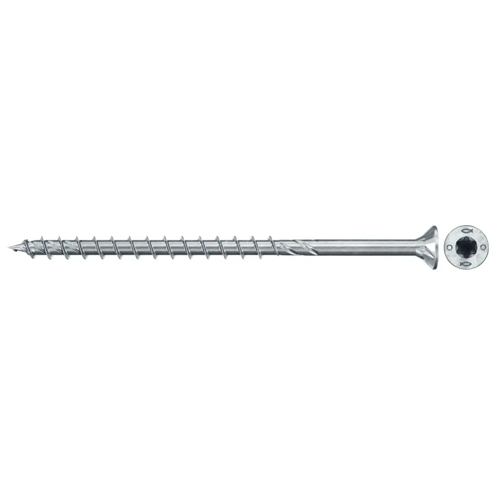Fischer Spanplattenschraube 6,0x100 PowerFast FPF II CTP BC, Senkkopf, Innenstern TX. Teilgewinde