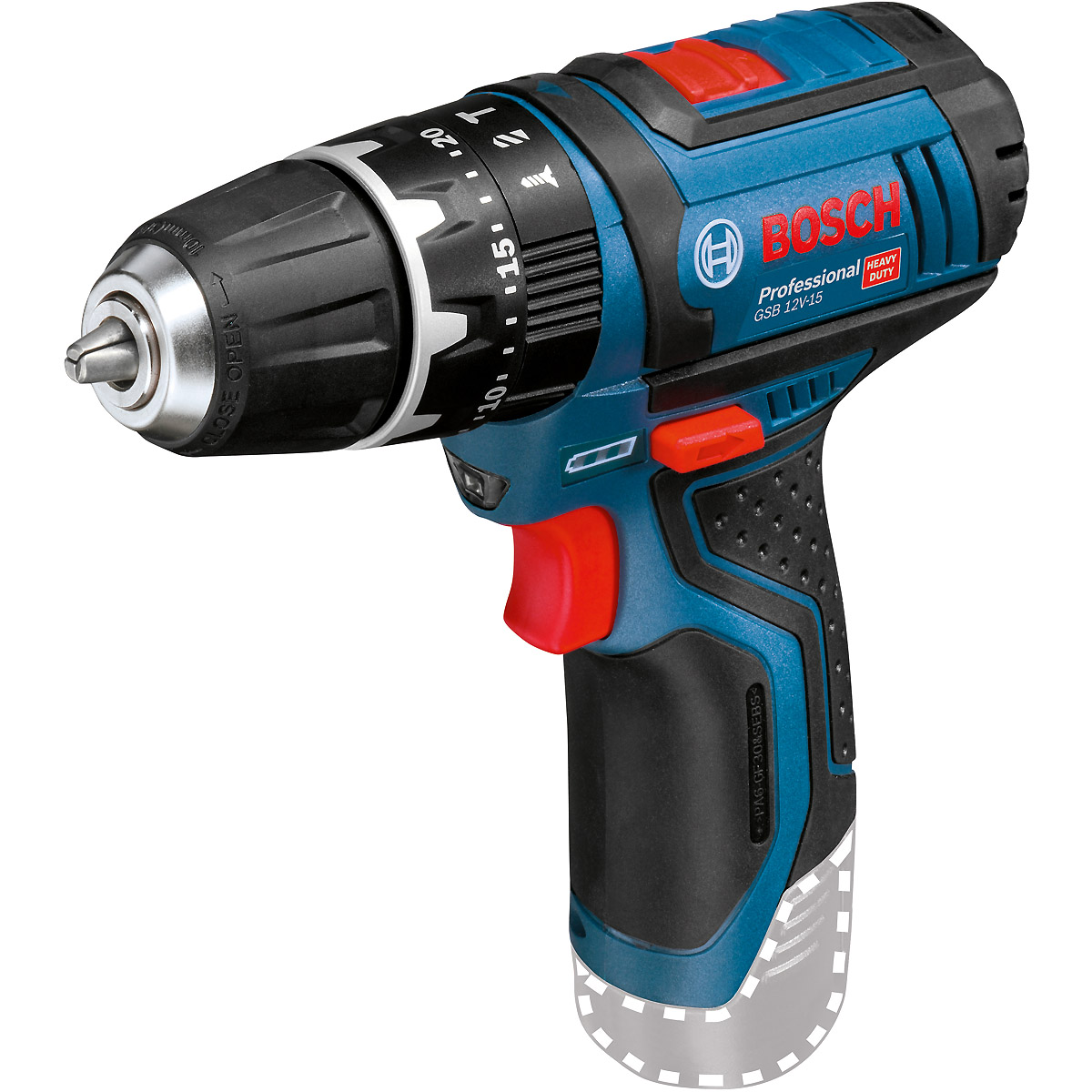 Bosch Akku-Schlagbohrschrauber GSB 12V-15, Solo Version